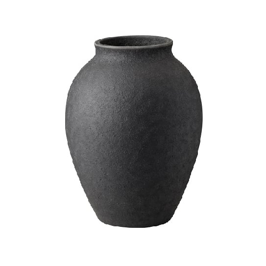 Knabstrup Keramik Knabstrup vas 12,5 cm Svart | Skandinavisk Design | Vaser | Svart