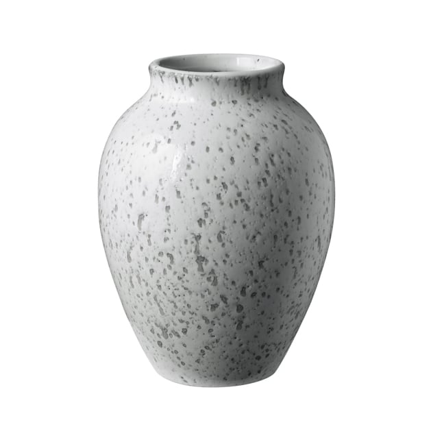 Knabstrup Keramik Knabstrup vas 12,5 cm vit | Skandinavisk Design | Vaser | Grå