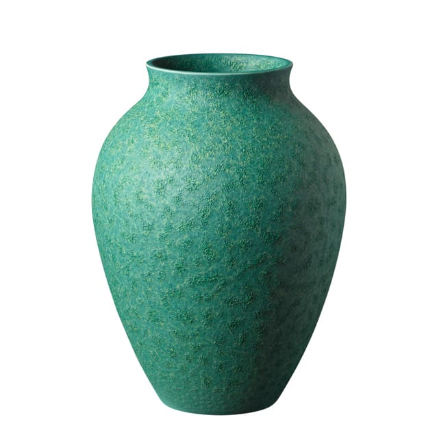 Knabstrup vas 20 cm - grön - Knabstrup Keramik