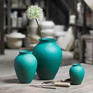 Knabstrup vas 20 cm - grön - Knabstrup Keramik