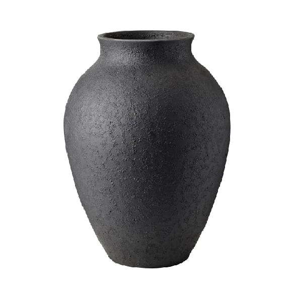 Knabstrup vas 20 cm - Svart - Knabstrup Keramik