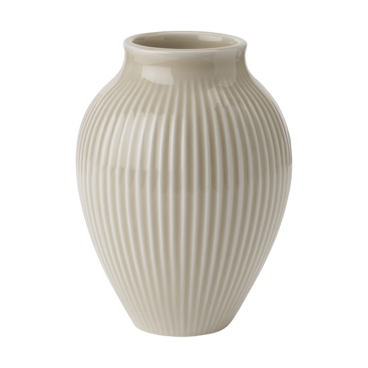 Knabstrup vas räfflad 12,5 cm - Ripple sand - Knabstrup Keramik
