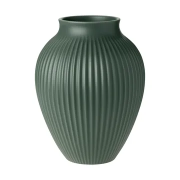 Knabstrup vas ripple mat celadon green - 12.5 cm - Knabstrup Keramik