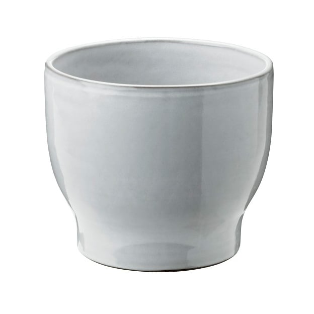 Knabstrup Keramik Knabstrup ytterkruka 14,5 cm Vit | Skandinavisk Design | Krukor | Vit