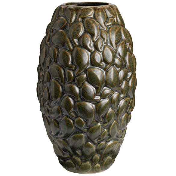 Leaf vas Limited Edition 40 cm - Khaki vert - Knabstrup Keramik