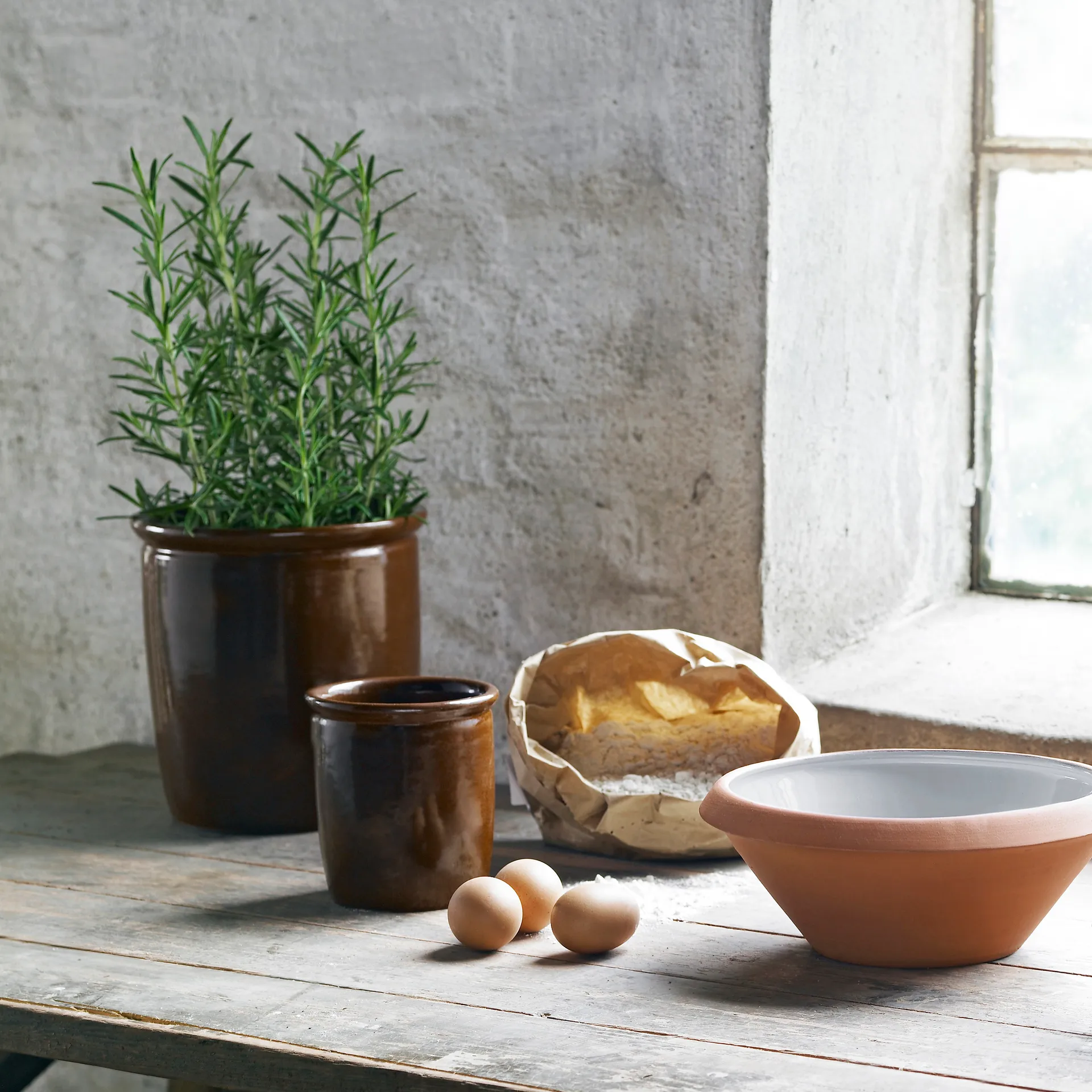 Pickle burk 4 l, brun Knabstrup Keramik