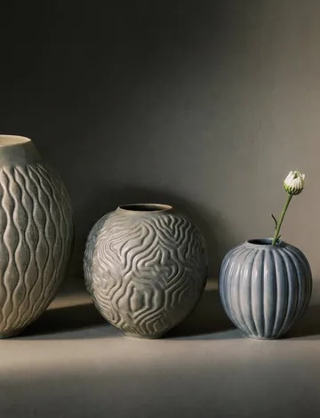 Solum vas - Mist, 11 cm - Knabstrup Keramik