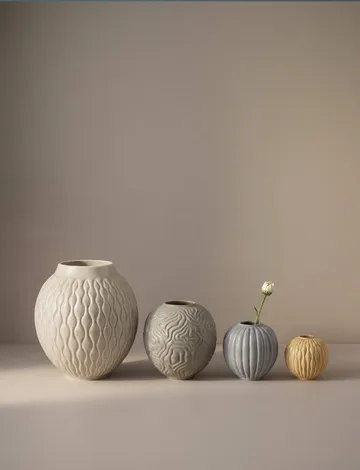 Solum vas - Ochre, 8,5 cm - Knabstrup Keramik