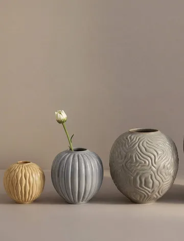 Solum vas - Ochre, 8,5 cm - Knabstrup Keramik