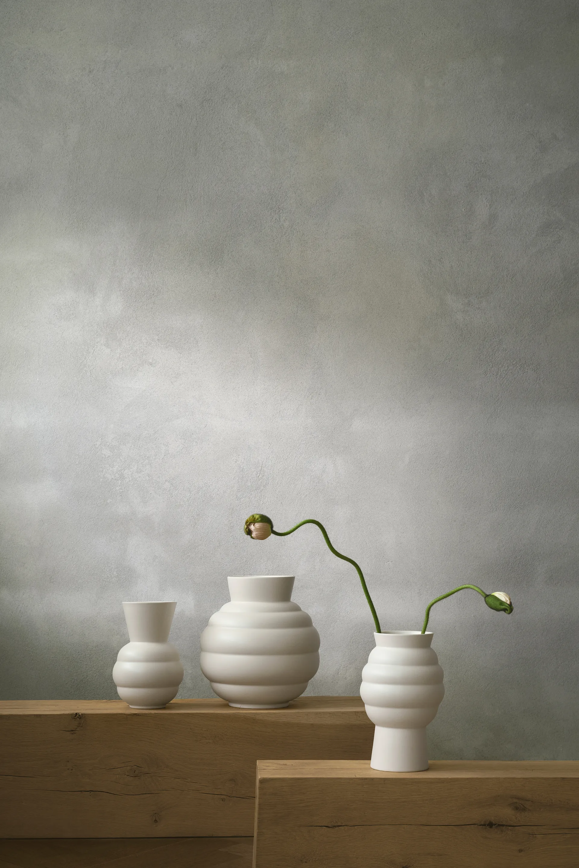 Tortus Archie vas No2 23.5 cm, White Knabstrup Keramik