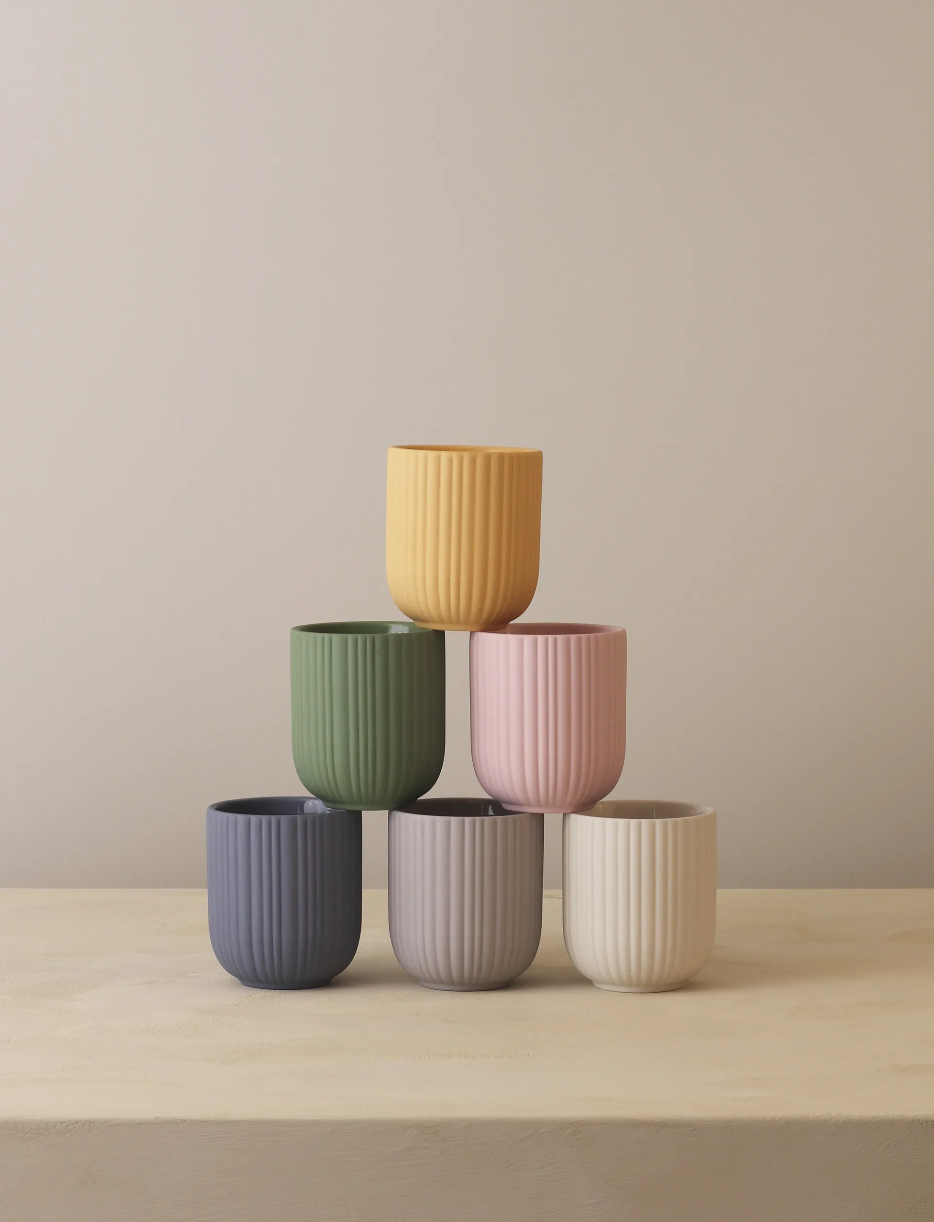 Verda mugg 25 cl, Dusty blue Knabstrup Keramik