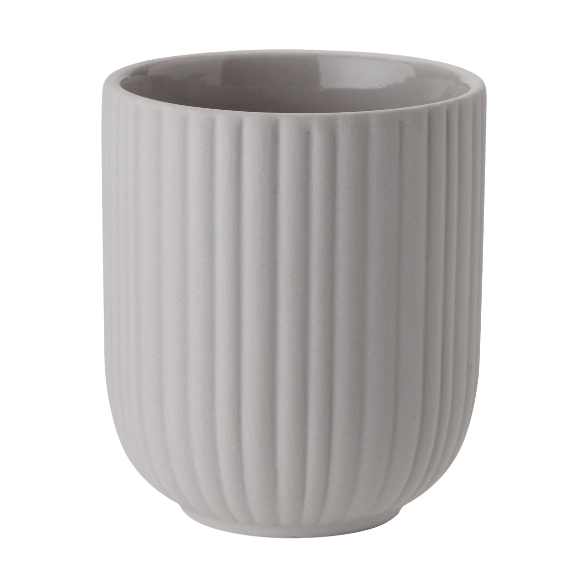 Knabstrup Keramik Verda mugg 25 cl Soft light grey | Skandinavisk Design | Kaffekoppar | Grå