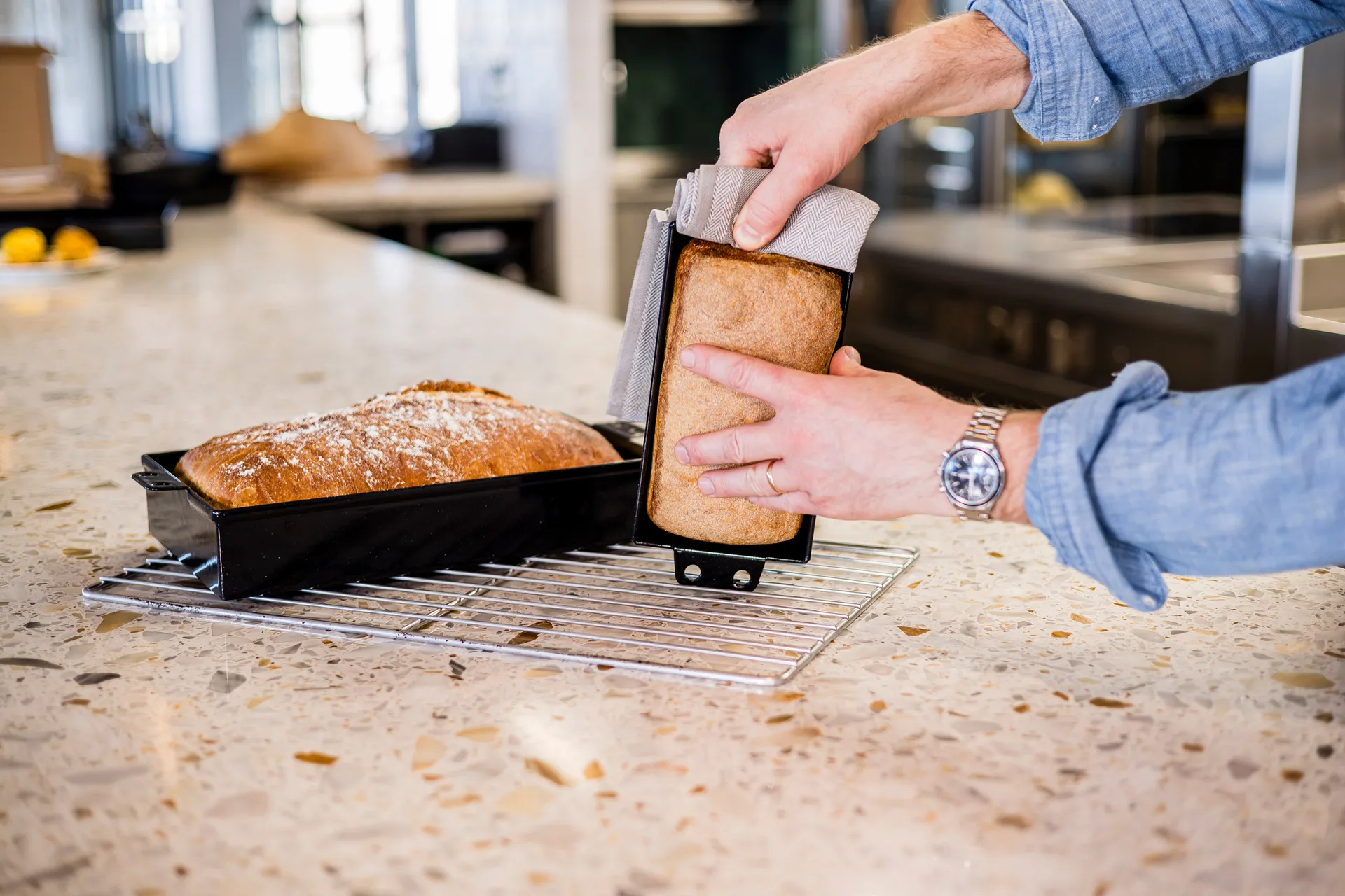 Kockums brödform, Svart, 23x12,5 cm Kockums Jernverk