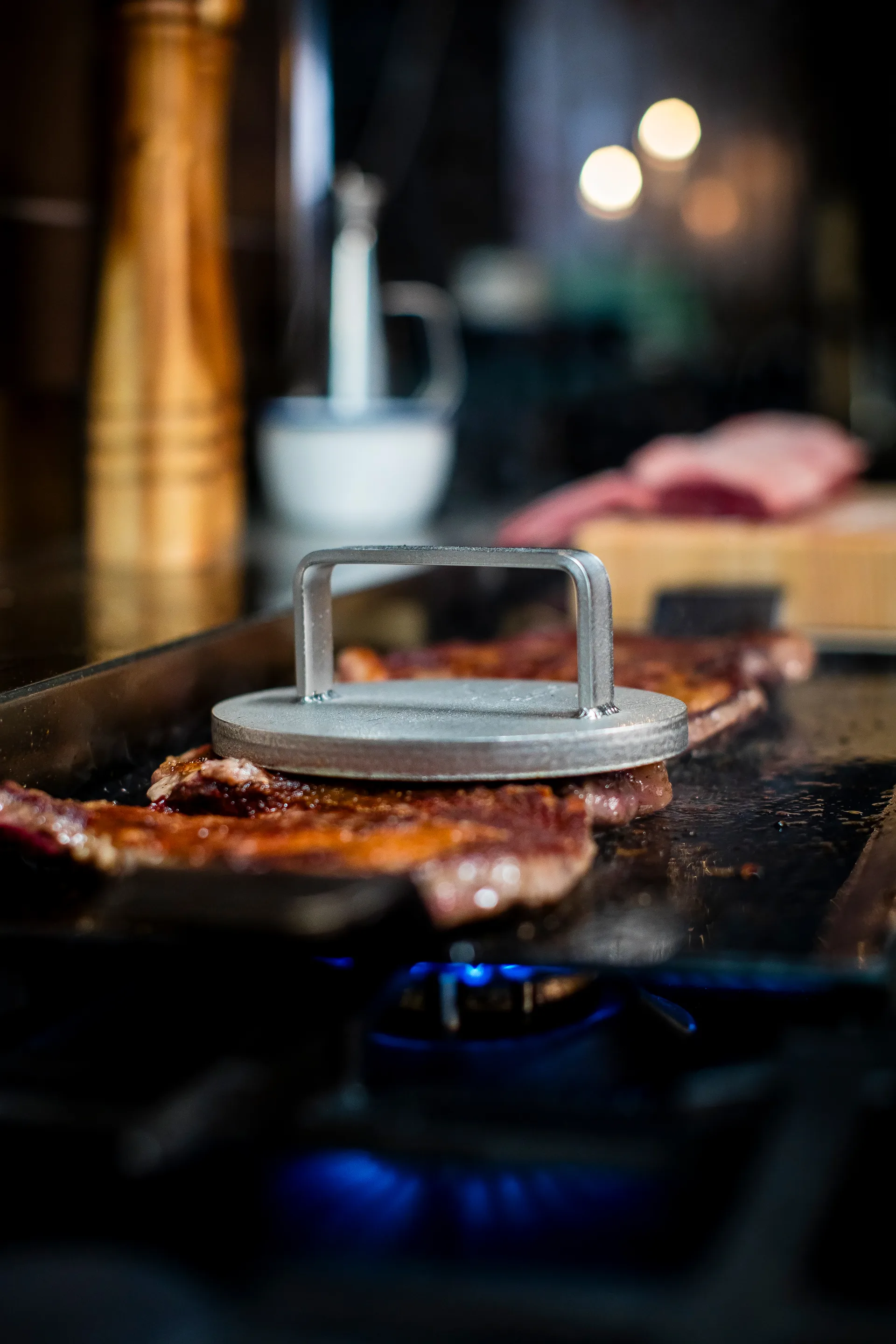 Kockums grillvikt, Rostfritt stål, 16x12 cm Kockums Jernverk