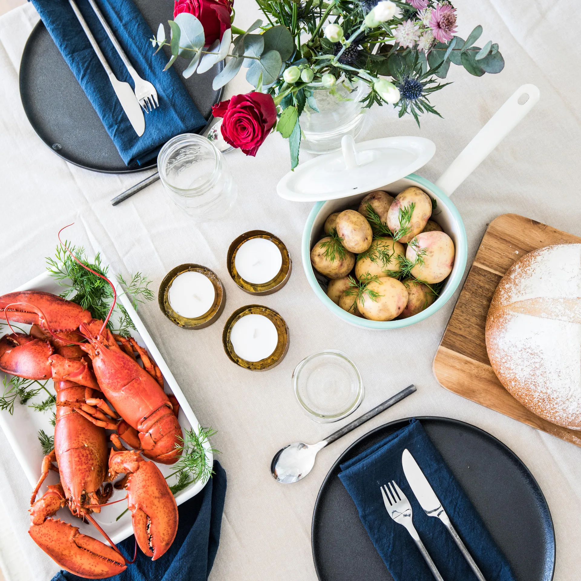 Kockums kastrull med långt handtag 2,3 l, Cream Lux (beige) Kockums Jernverk