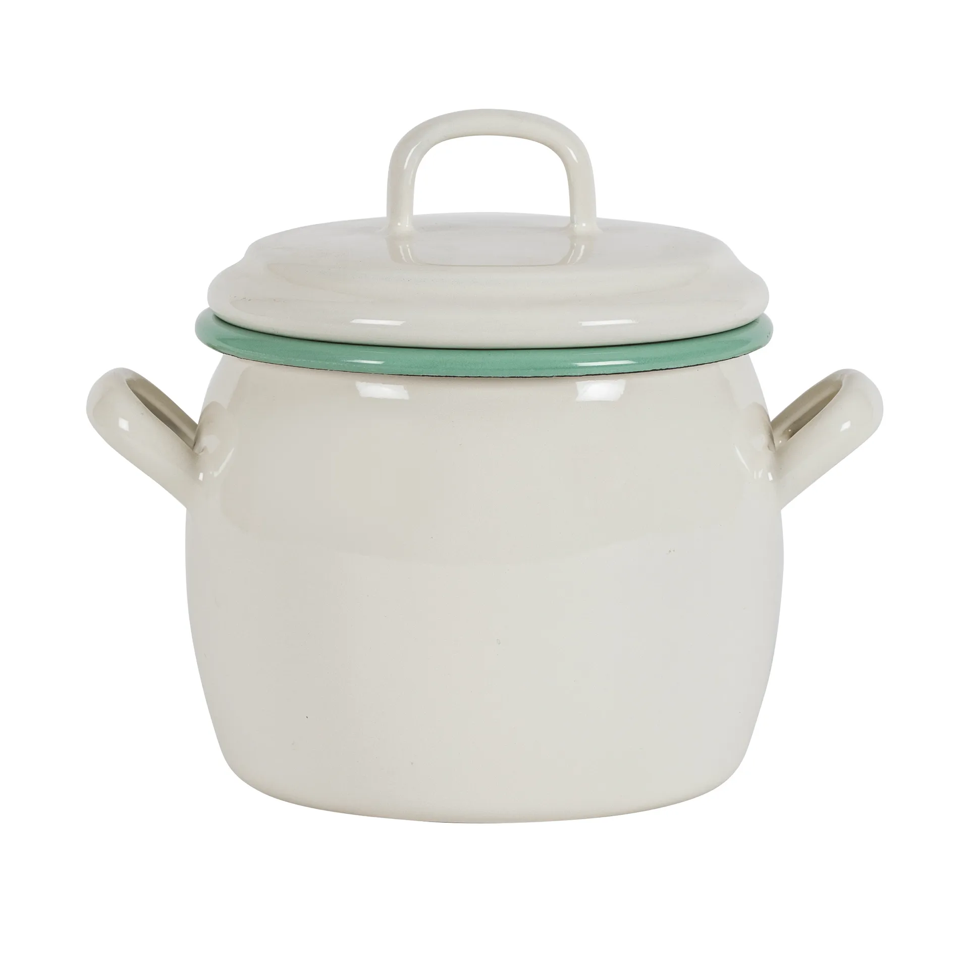 Kockums kokkärl med lock 0,7 l, Cream Lux Kockums Jernverk