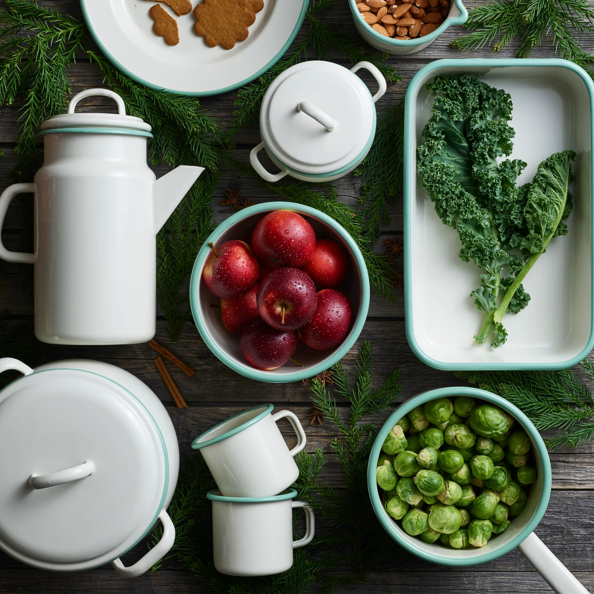 Kockums kokkärl med lock 0,7 l, Cream Lux Kockums Jernverk