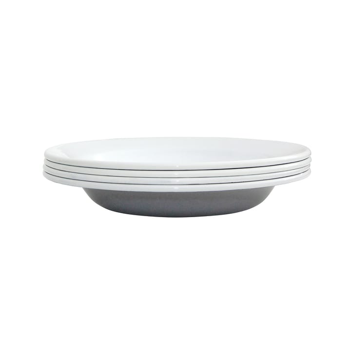 Kockums Paket djup tallrik 22 cm 4-pack, Kockums Grey Kockums Jernverk