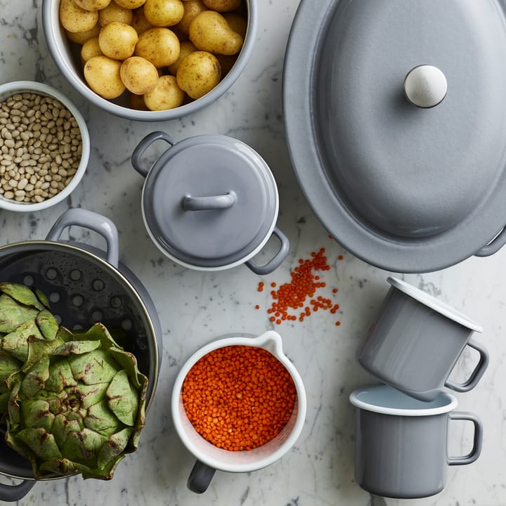 Kockums Paket gryta och durkslag, Kockums Grey Kockums Jernverk