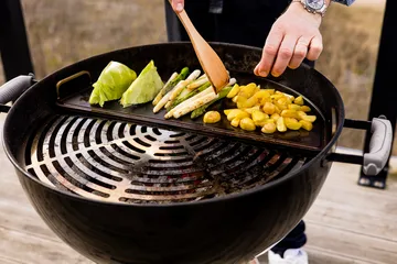 Kockums stekbord - Svart, halvrund, 55 cm - Kockums Jernverk