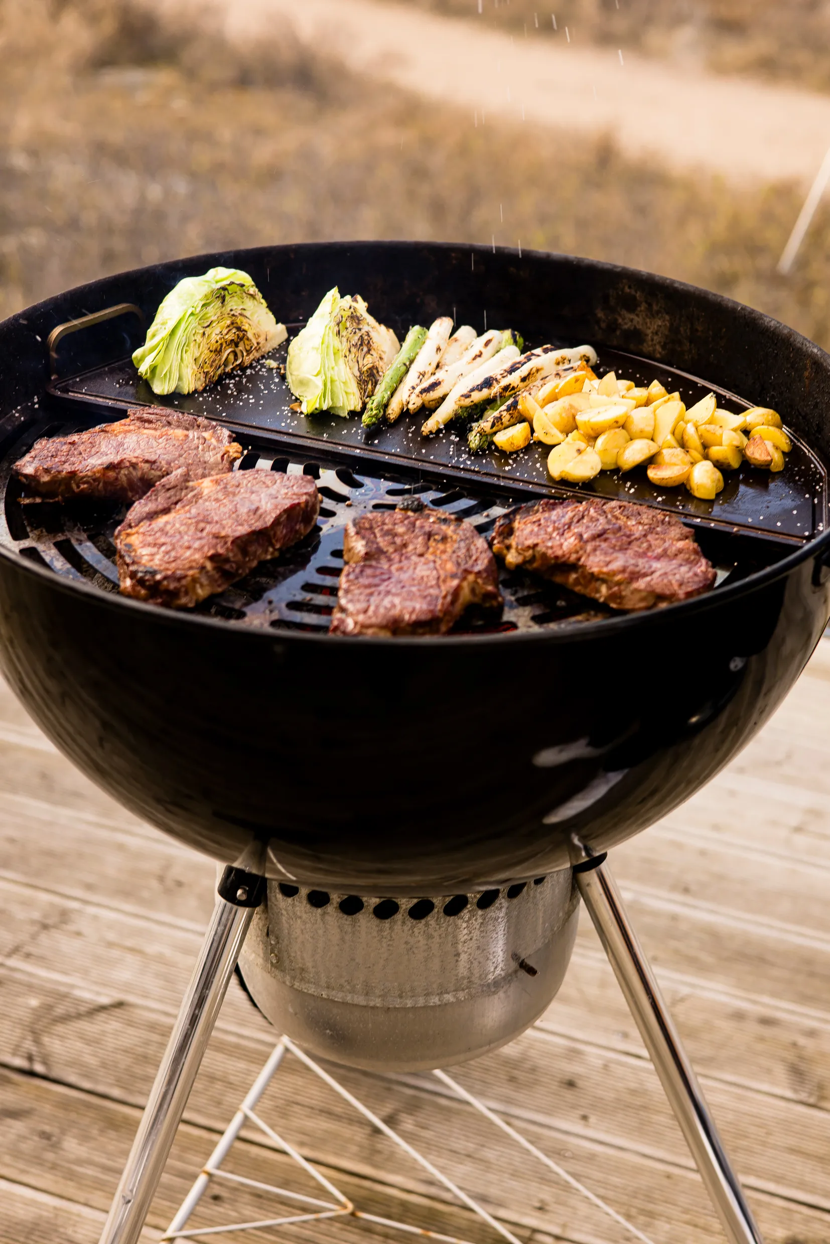 Kockums stekbord, Svart, halvrund, 55 cm Kockums Jernverk