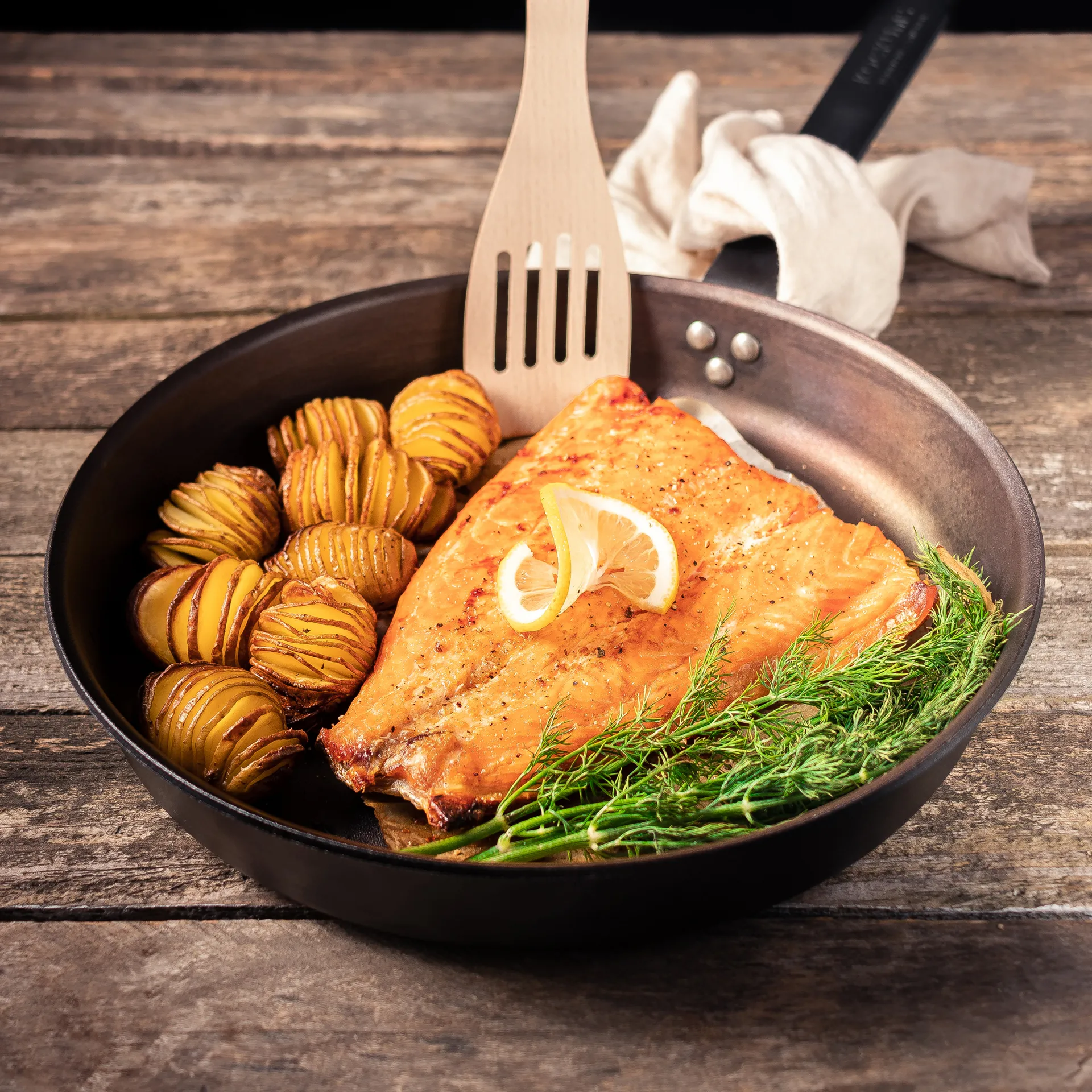 Kockums stekpanna kolstål, 28 cm Kockums Jernverk