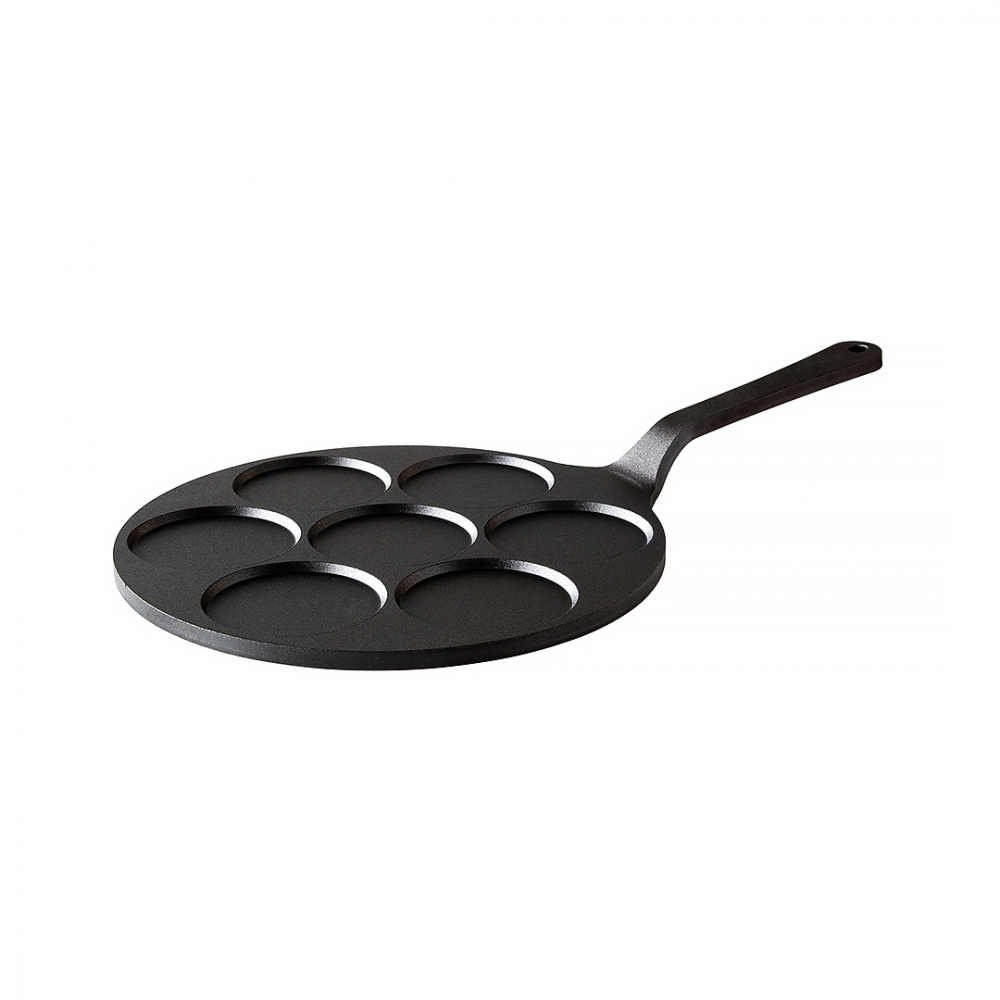 Kockums Jernverk Plättpanna 24 cm Svart | Skandinavisk Design | Plätt- & Pannkakspannor | Svart