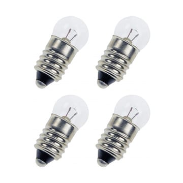 December glödlampa - klar, 5w, 4-pack e10, 3w - Konsthantverk