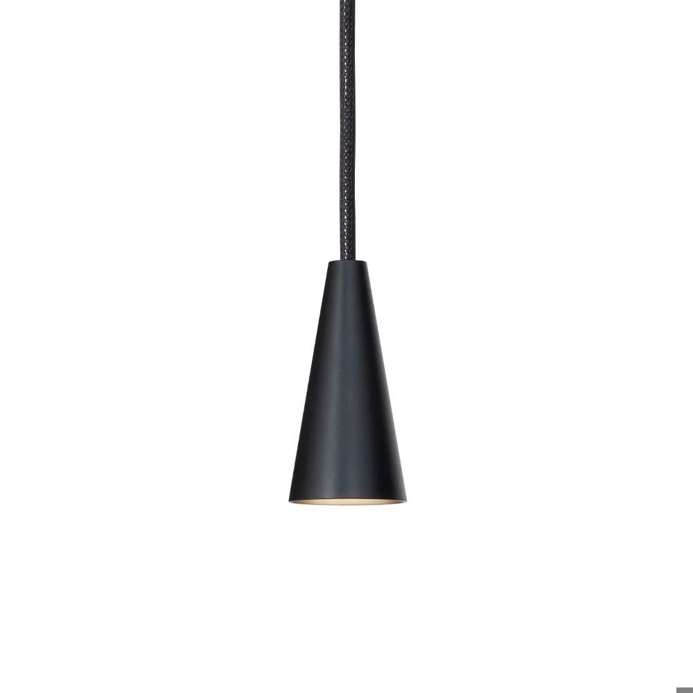 Konsthantverk Massiv pendel svart, kon