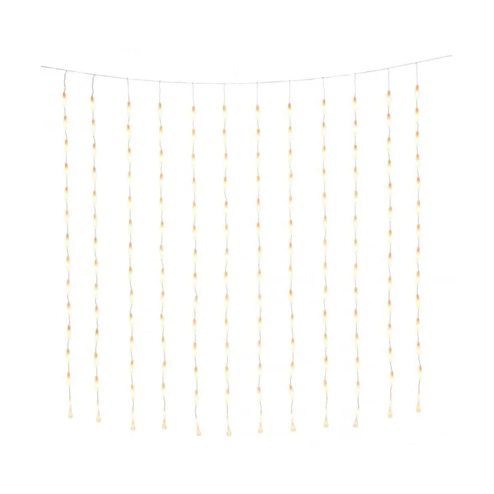 Ljusslinga droppar 400 ljus 200 cm - Klar - Konstsmide