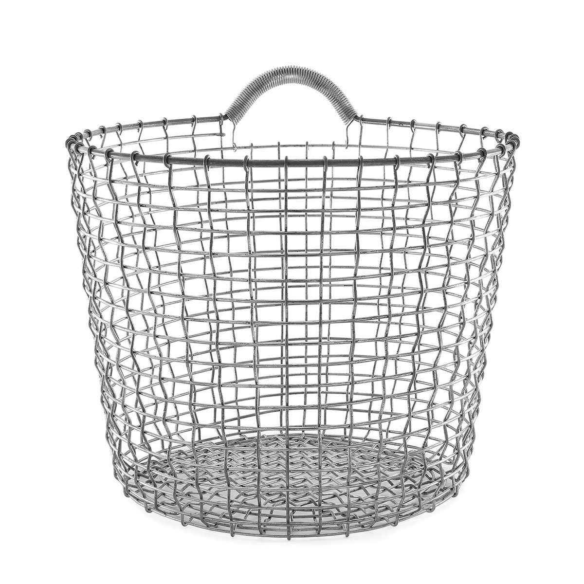 Korbo bin 24 galvaniserat stål | Skandinavisk Design | Förvaringskorgar | Silverfärgad