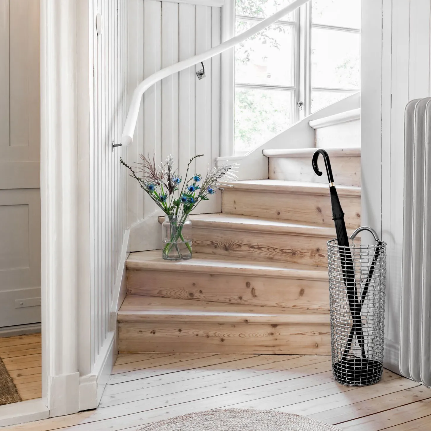 Korbo Umbrella Bin paraplyställ, syrafast stål KORBO