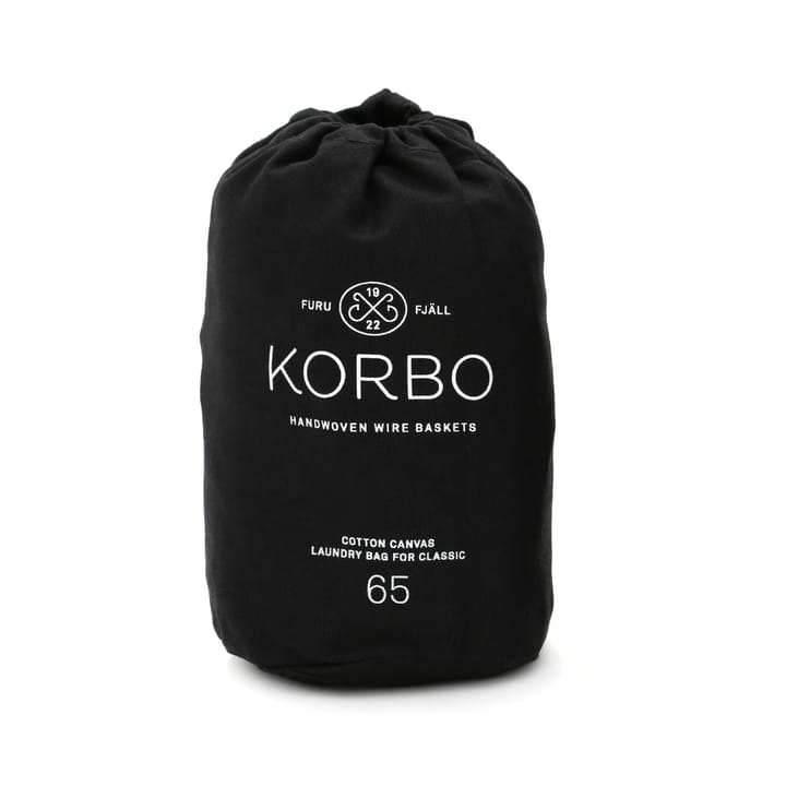 Tvättsäck till Korbokorg, svart 65 l KORBO