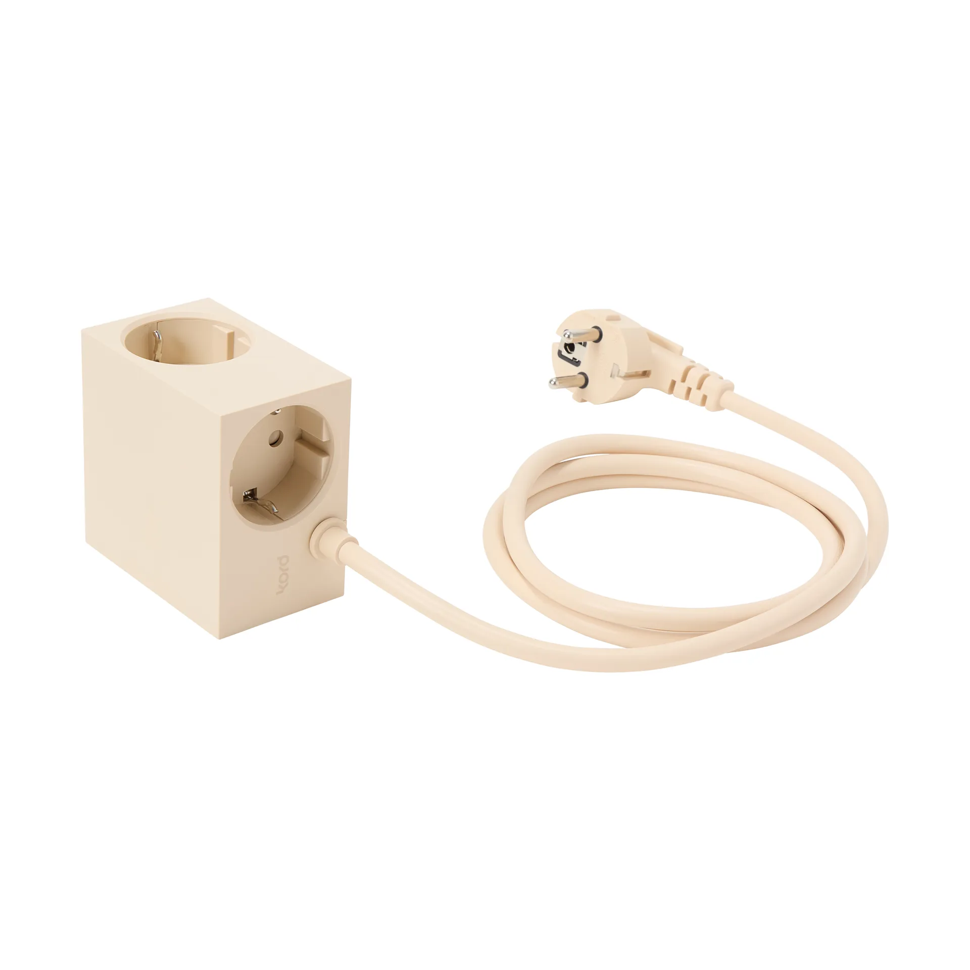 Cuboid grenuttag 2 m, Pearled Ivory Kord