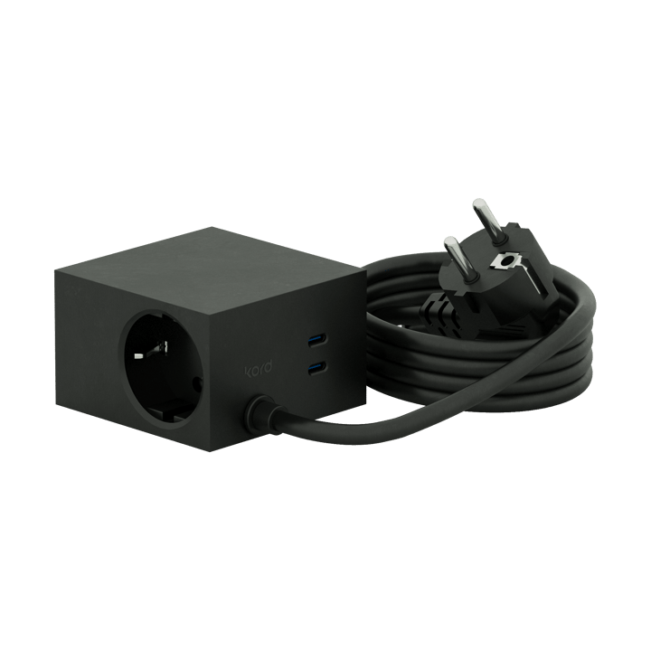 Cuboid+ grenuttag USB-C 30W 2 m - Black - Kord