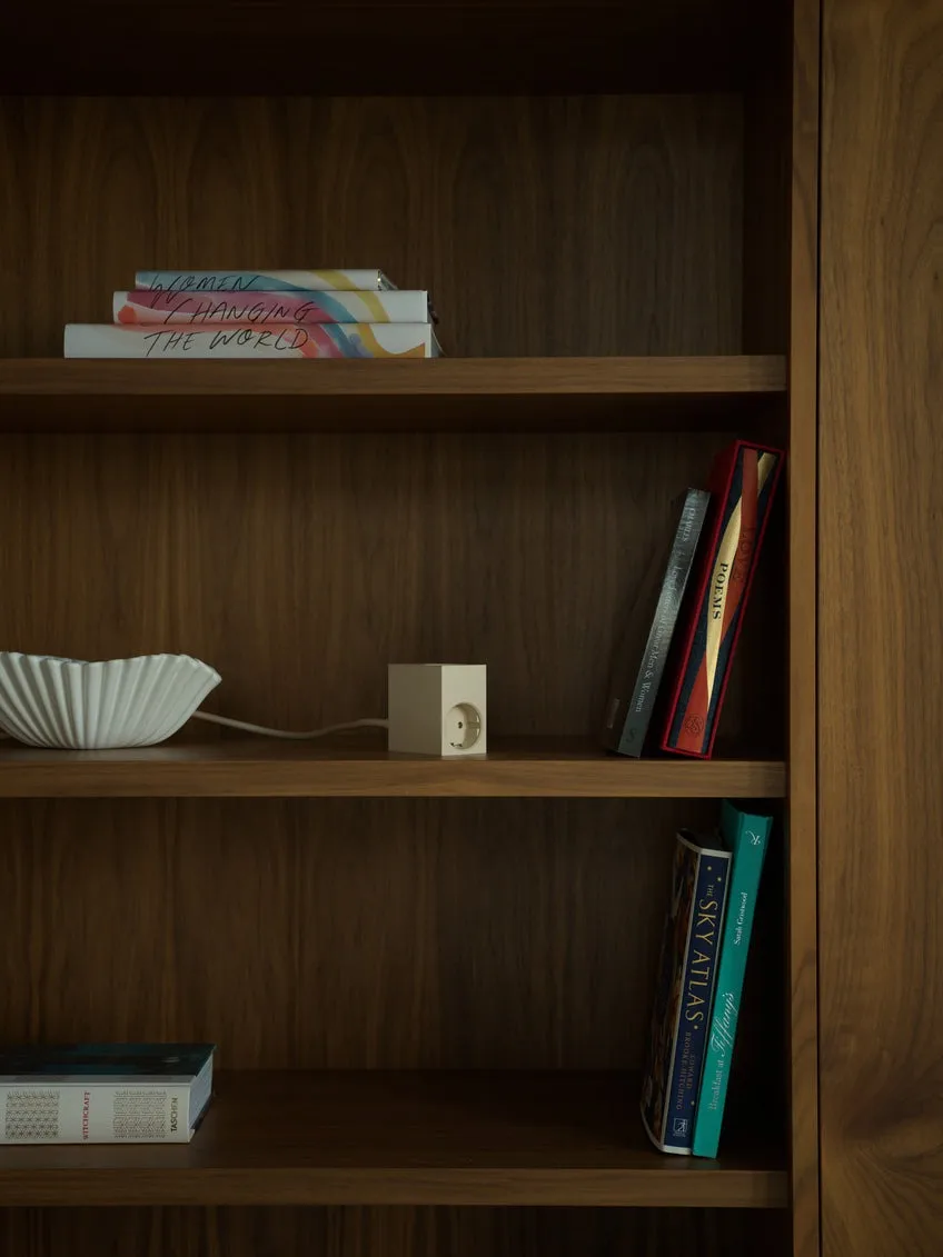 Cuboid+ grenuttag USB-C 30W 2 m, Pearled Ivory Kord