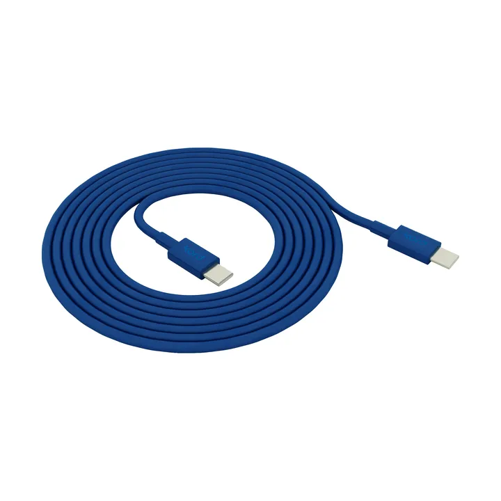 Kord USB-C till USB-C laddningskabel 1,8 m - Catalina Blue - Kord