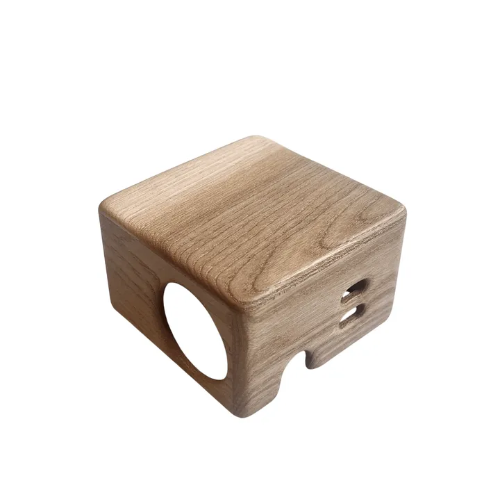 Kord x Bark woodencase-skal till Cuboid+ grenuttag - Bark - Kord