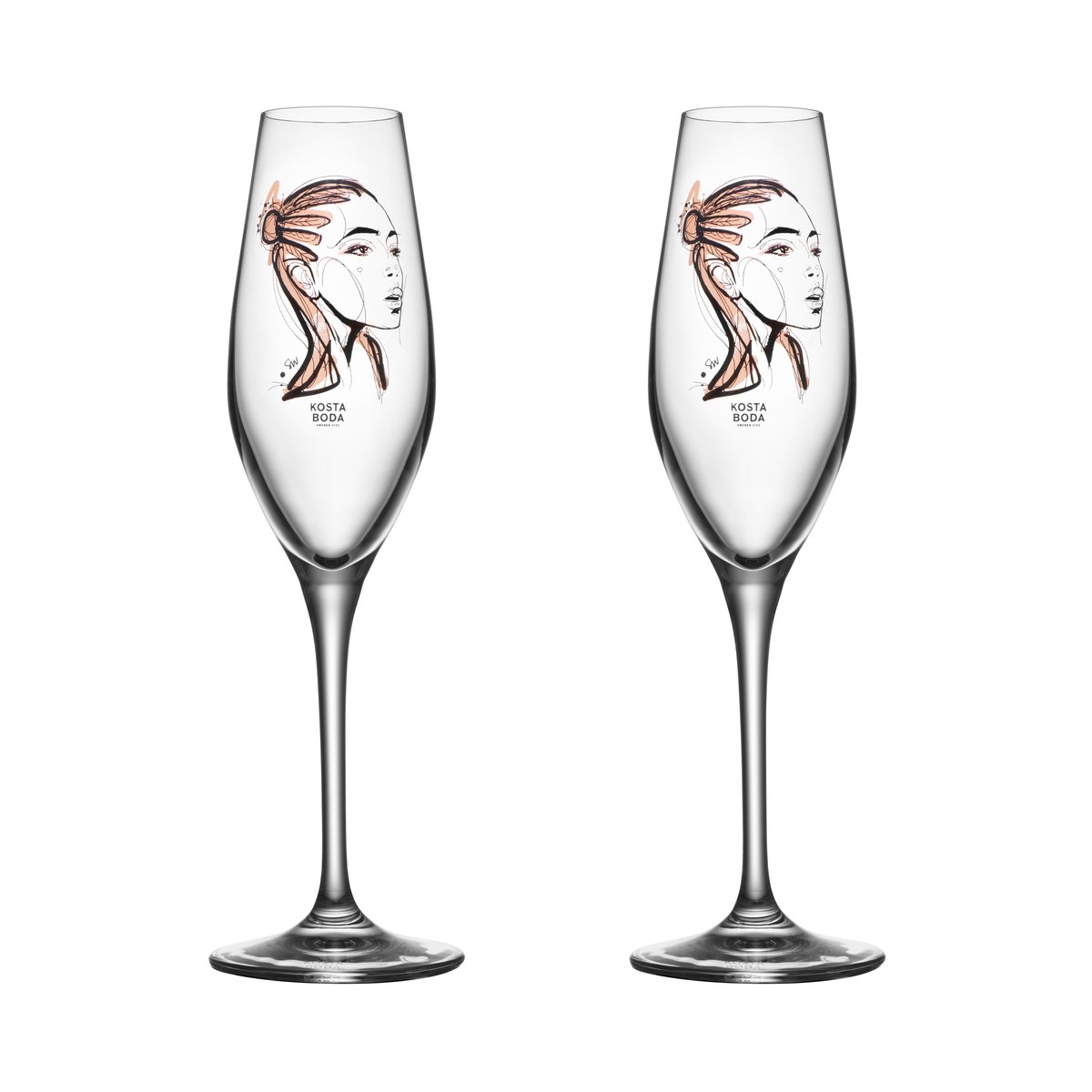 All about you champagneglas 2-pack Forever Yours