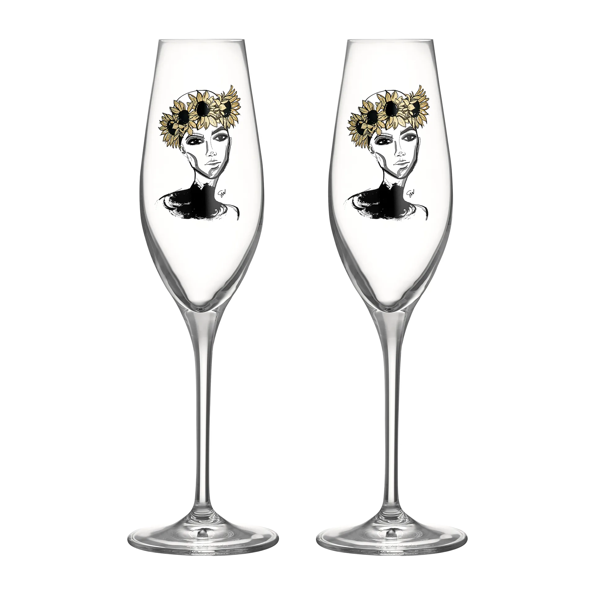 All about you champagneglas 24 cl 2-pack, Let's celebrate you Kosta Boda