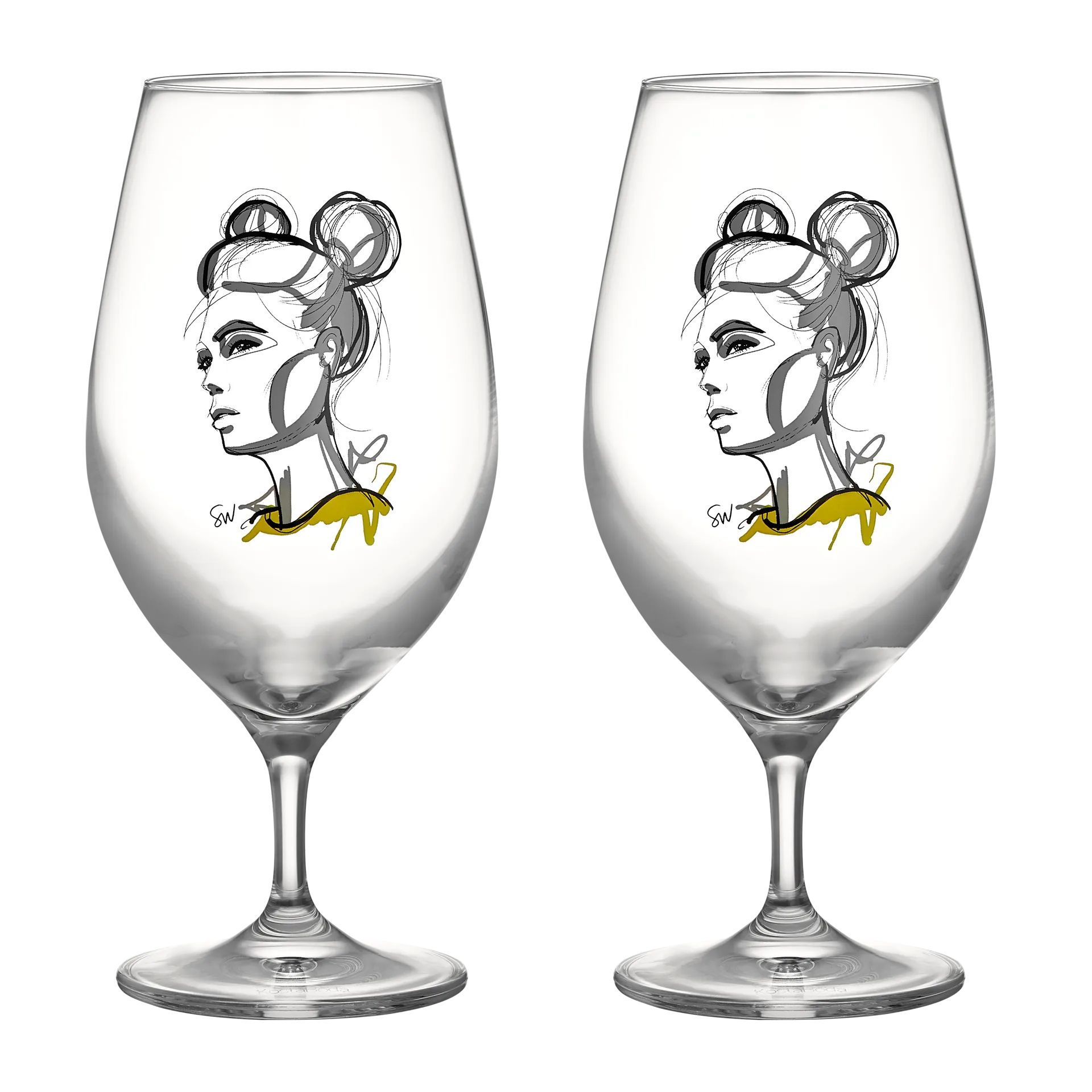 All about you ölglas 40 cl 2-pack, Cheers to you Kosta Boda