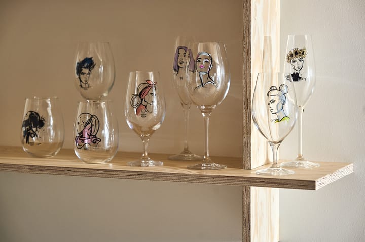 All about you vinglas 52 cl 2-pack, Miss him (blå) Kosta Boda