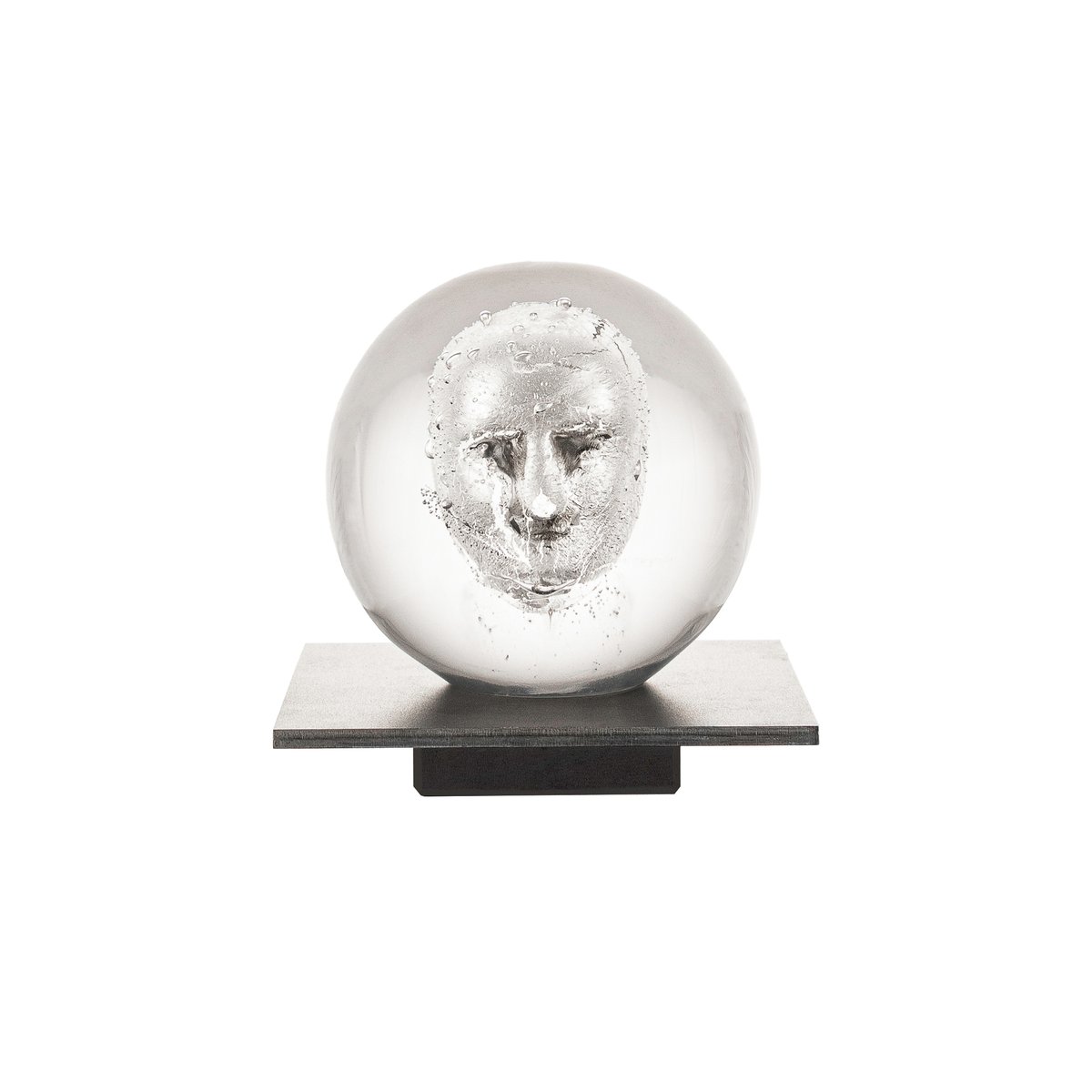 Kosta Boda BV Headman glasskulptur Klar | Skandinavisk Design | Konstglas | Transparent