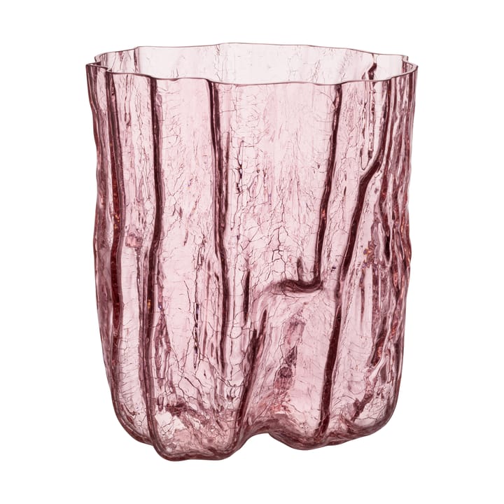 Crackle vas 270 mm - Rosa - Kosta Boda