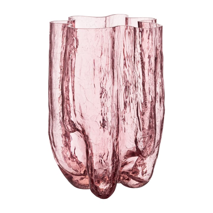 Crackle vas 370 mm - Rosa - Kosta Boda