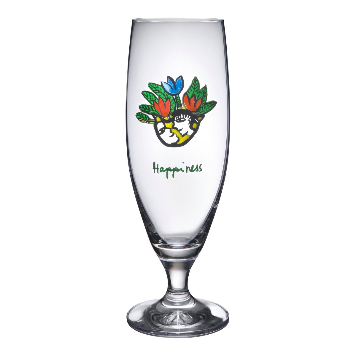 Kosta Boda Friendship ölglas 50 cl happiness | Skandinavisk Design | Ölglas | Transparent
