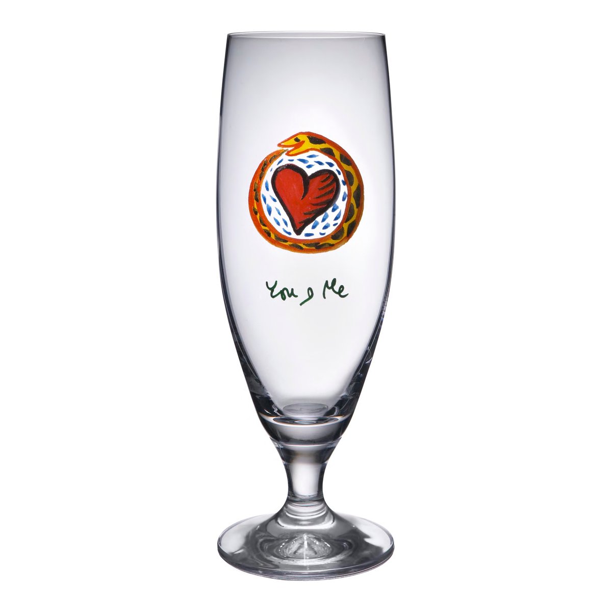 Kosta Boda Friendship ölglas 50 cl you | Skandinavisk Design | Ölglas | Transparent