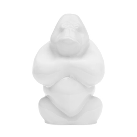 Kosta Boda Gabba Gabba Hey skulptur 120 mm Cloudy white