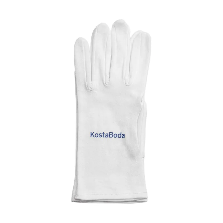 Kosta Boda glass care handske - Vit, medium - Kosta Boda