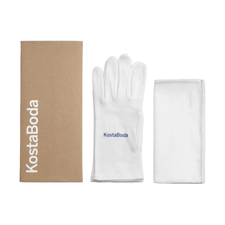 Kosta Boda glass care set box, Vit, medium Kosta Boda